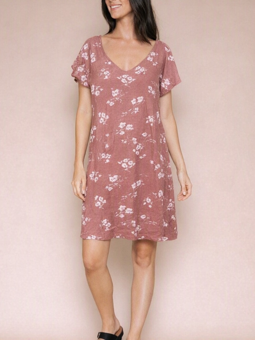 orb Shelly Flutter Sleeves dress